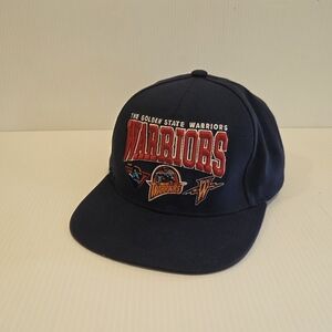 Golden State Warriors SnapBack Hat Cap Mitchell &Ness NBA Basketball Retro Logo